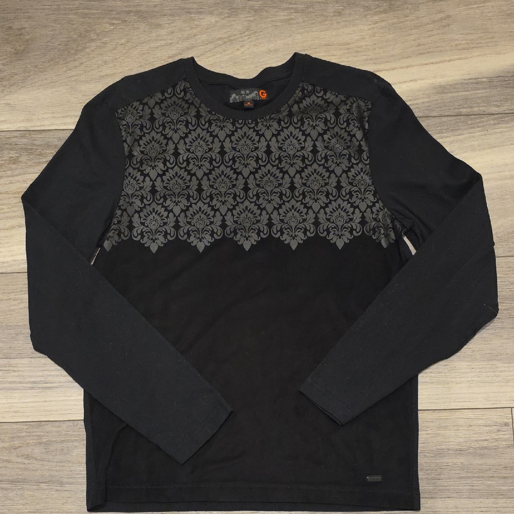Men's Black Long Sleeve Shirt